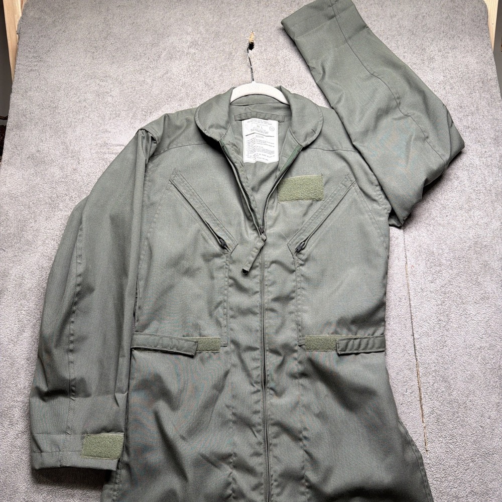 U.S. Military Flight Suit Nomex‎ Fire Resistant CWU-27/P Sage Green 38L